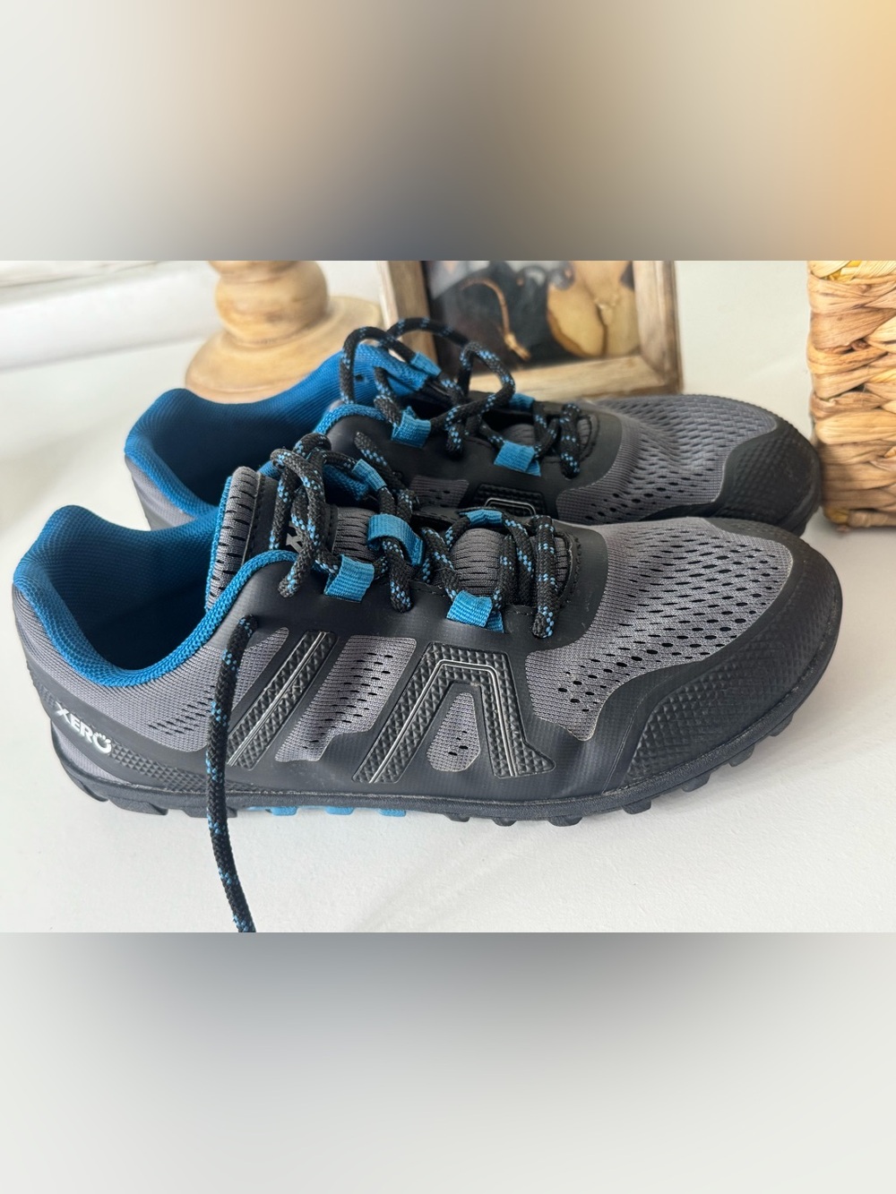 Xero Women’s Gray & Blue Lightweight Trail Sneakers